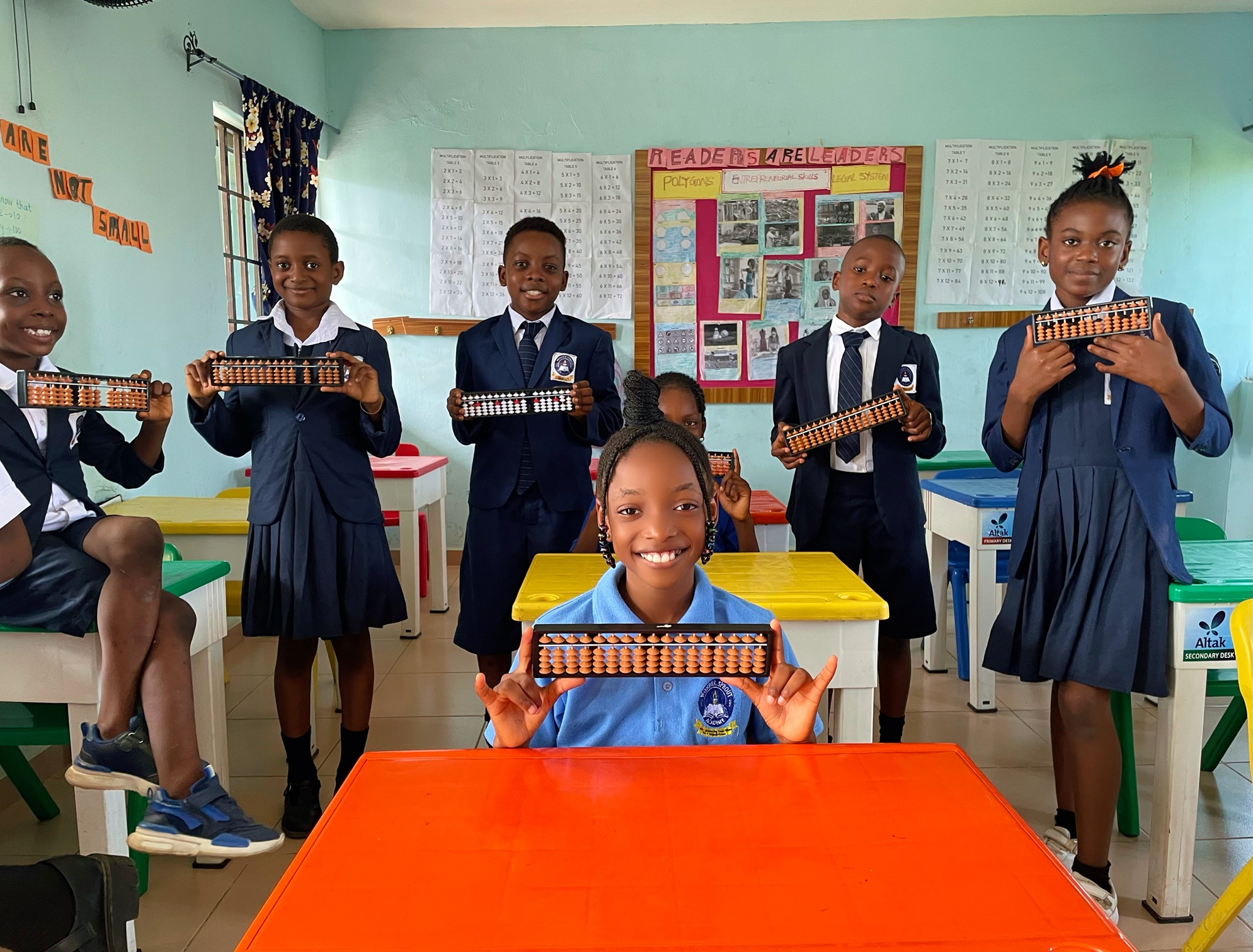 Students learning
